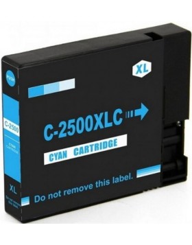 Ink cartridge Cyan replaces Canon 9265B001, PGI2500XLC