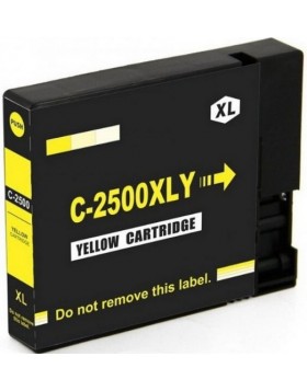 Ink cartridge Yellow replaces Canon 9267B001, PGI2500XLY