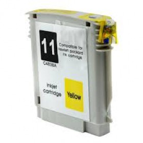 Ink cartridge Yellow replaces HP C4838AE, 11