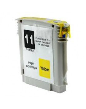 Ink cartridge Yellow replaces HP C4838AE, 11