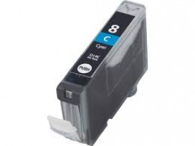 Ink cartridge Cyan replaces Canon 0621B001, CLI8C