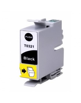 Ink cartridge Black replaces Epson C13T03214010, T0321