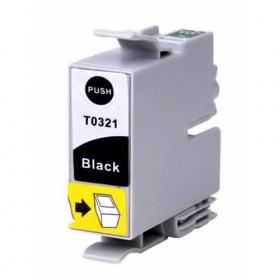 Ink cartridge Black replaces Epson C13T03214010, T0321