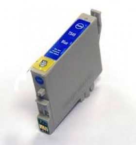 Ink cartridge Blue replaces Epson C13T05494010, T0549