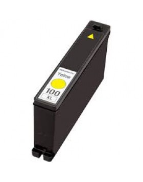 Ink cartridge Yellow replaces Lexmark 14N1071E, 100XL