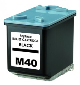 Ink cartridge Black replaces Samsung INKM40ELS, M40