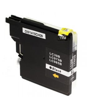 Ink cartridge Black replaces Brother LC985BK