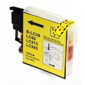 Ink cartridge Yellow replaces Brother LC985Y