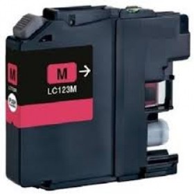 Ink cartridge Magenta replaces Brother LC123M