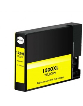 Ink cartridge Yellow replaces Canon 9195B001, PGI1500XLY