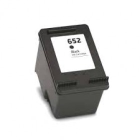 Ink cartridge Black replaces HP F6V25AE, 652