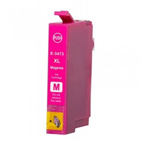 Ink cartridge Magenta replaces Epson C13T34734010, 34XL