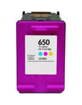 Ink cartridge Color replaces HP CZ102AE, 650XL