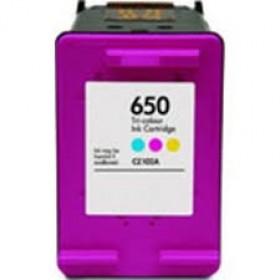 Ink cartridge Color replaces HP CZ102AE, 650XL