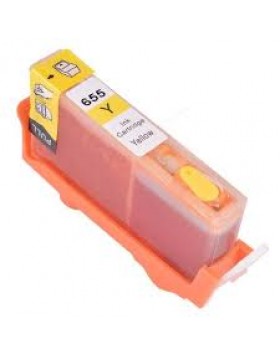 Ink cartridge Yellow replaces HP CZ112AE, 655