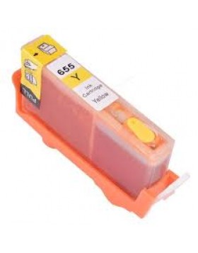 Ink cartridge Yellow replaces HP CZ112AE, 655