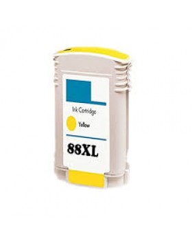 Ink cartridge Yellow replaces HP C9393AE, 88XL