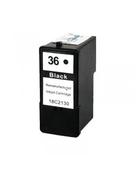 Ink cartridge Black replaces Lexmark 18C2130E, 36