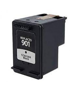 Ink cartridge Black replaces HP CC653AE, 901