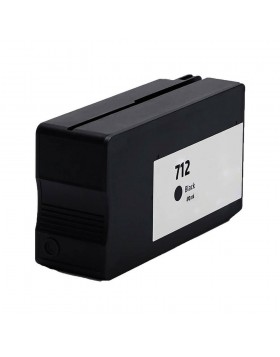 Ink cartridge Black replaces HP 3ED71A, 712B