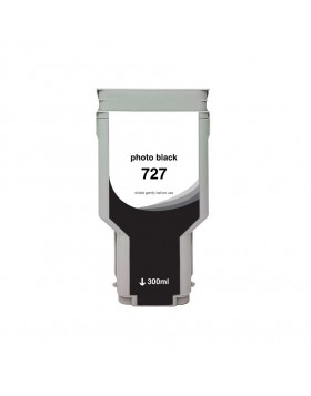 Ink cartridge Black replaces HP F9J79A, 727